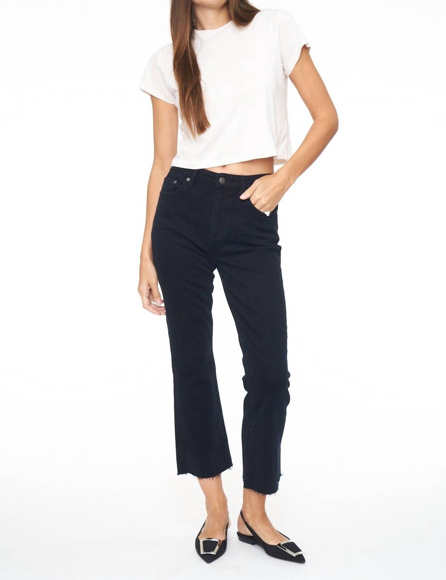 Pistola - LENNON HIGH RISE CROP BOOT JEANS
