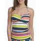 Anne Cole - Clear Water Stripe Twist Bandini Top