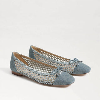 Sam Edelman - May Square Toe Bow Accent Openwork Flats