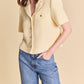 English Factory - Short Sleeve Tweed Shirt