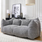 Comfortable Dual Beanbag Chair With High Resilience Foam Core For 2 People
