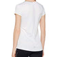 Camisa feminina Craft Sportswear Breakaway com decote em V e manga curta, branca, tamanho pequeno