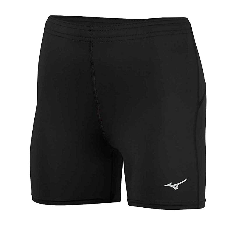 Calça curta Mizuno Running Core feminina preta tamanho X-G