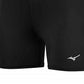 Calça curta Mizuno Running Core feminina preta tamanho X-G