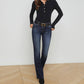 L'Agence - Sneeki Low-rise Straight-leg Jean - Crest