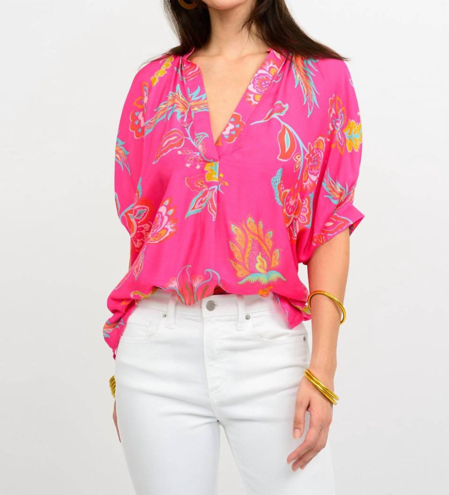 Ivy Jane - Popover Satin Dolman Top