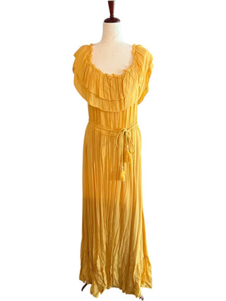 Dress Day - Vestido feminino ombro a ombro em tecido