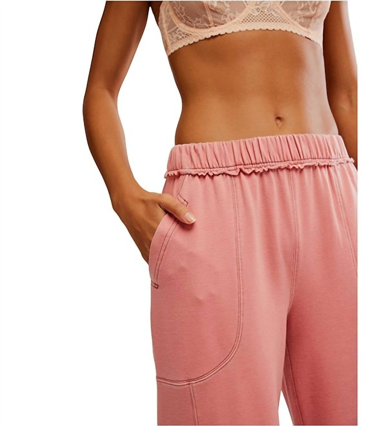 Free People - Don't Wait Up Wide-leg Lounge Pant