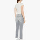 Mother - Insider Crop Step Fray Bootcut Ankle Jeans