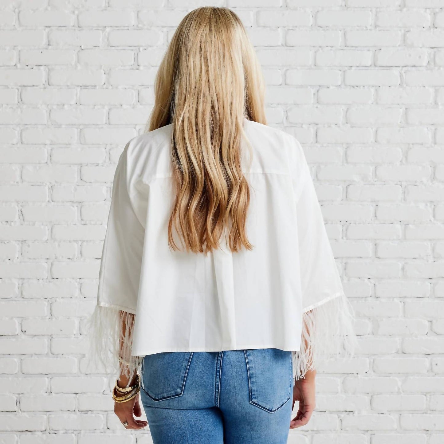 Caryn Lawn - Abby Swing Feather Top