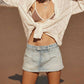 Free People - Mae Washed Eyelet Shirt