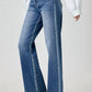 Risen - High Waist Wide Leg Jeans