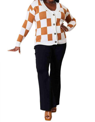 Double Take - Cardigan plus size com decote em V