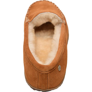 Minnetonka - Mocassim masculino Minnetonka de pele de carneiro Tobie resistente à água