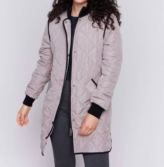 Charlie B - Long Quilted Jacket