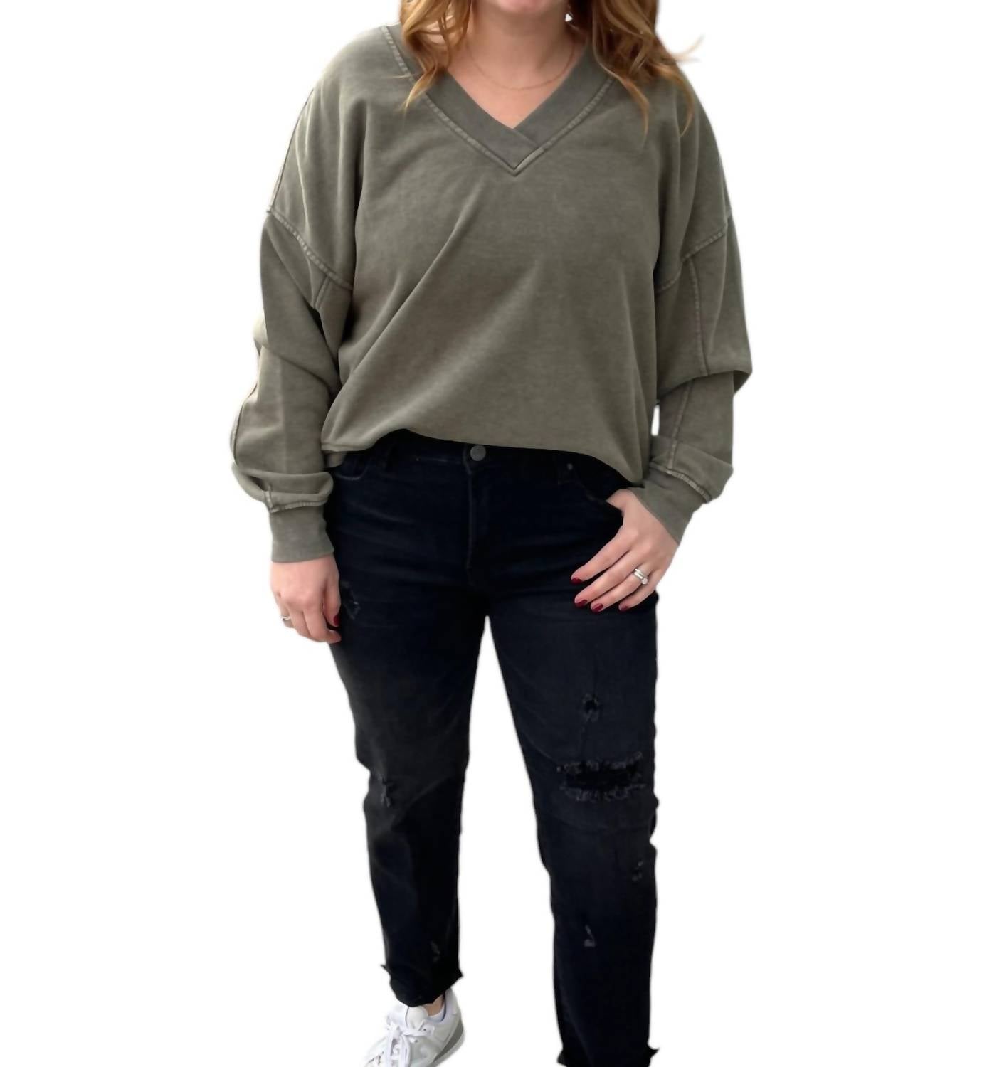 Risen - Distressed Relaxed Jean