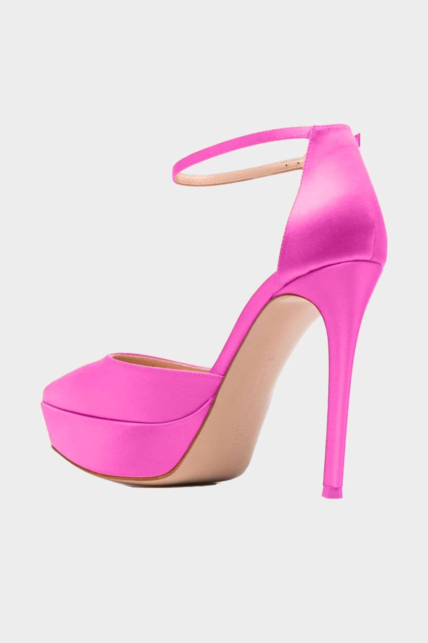 Gianvito Rossi - Women's Ankle Strap Satin Platform