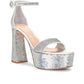 Gianvito Rossi - Women's Sequin Embellished Platform Sandal 70