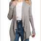 Autumn Cashmere - Cotton Rib Drape Cardigan