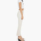 Mother - Women's Mid Rise Smoking Double Flood Cats And Dogs Tapioca
