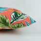 2 Pack Outdoor Throw Pillows, Waterproof & Fade-Resistant Patio Cushions (18x18 Inch, Bright Coral Pink)