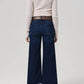 Citizens Of Humanity - Lyra Wide Leg Crop Raw Hem Jean