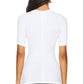 Enza Costa - Ribbed Jersey Tee Top
