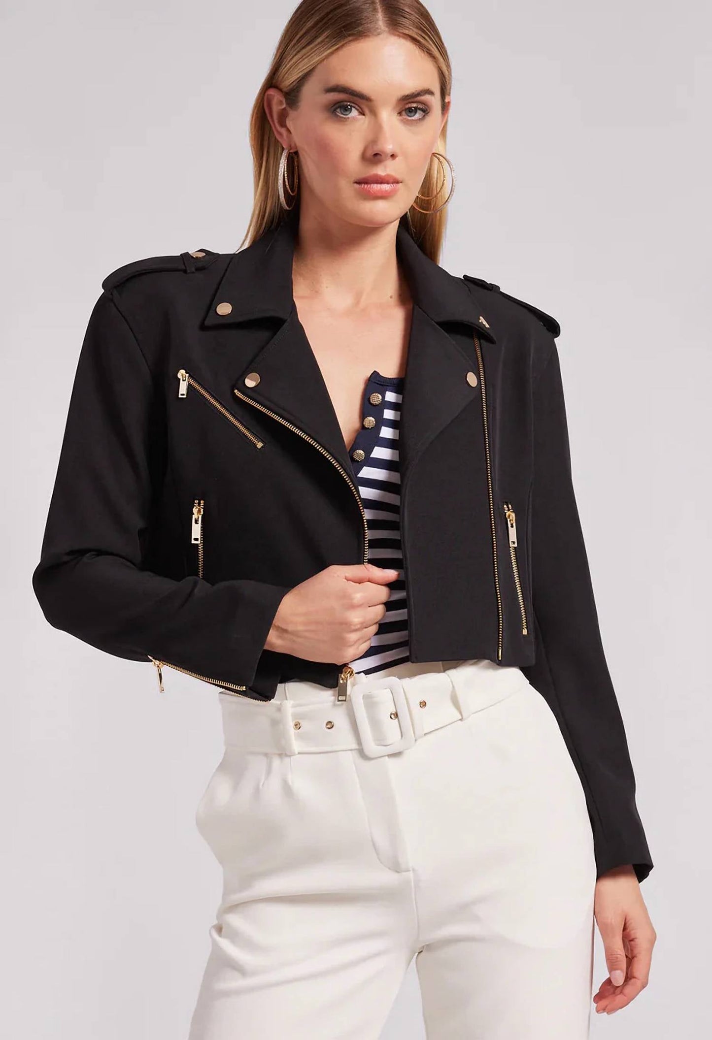 Generation Love - Cosita Crepe Moto Jacket