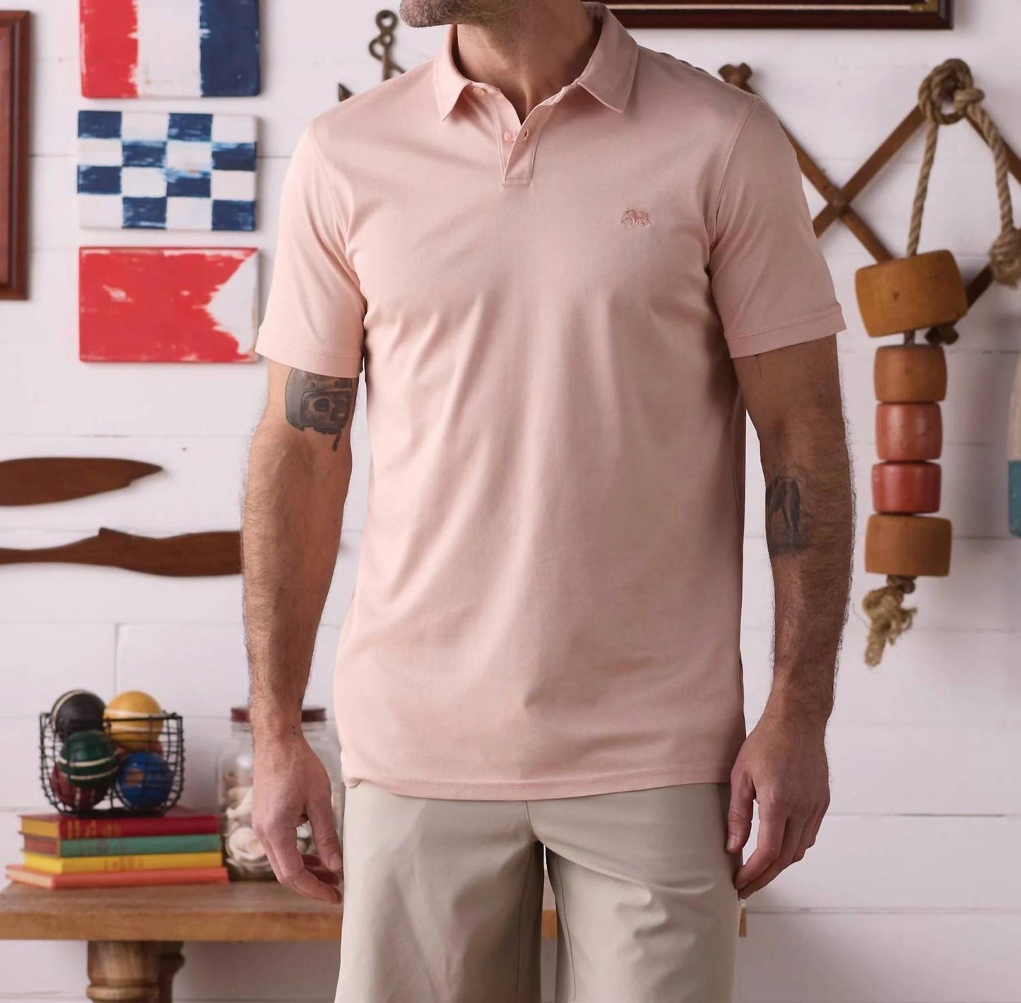 The Normal Brand - Performance Pique Polo Shirt