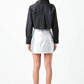 Grey Lab - Raw Edge Cropped Shirt