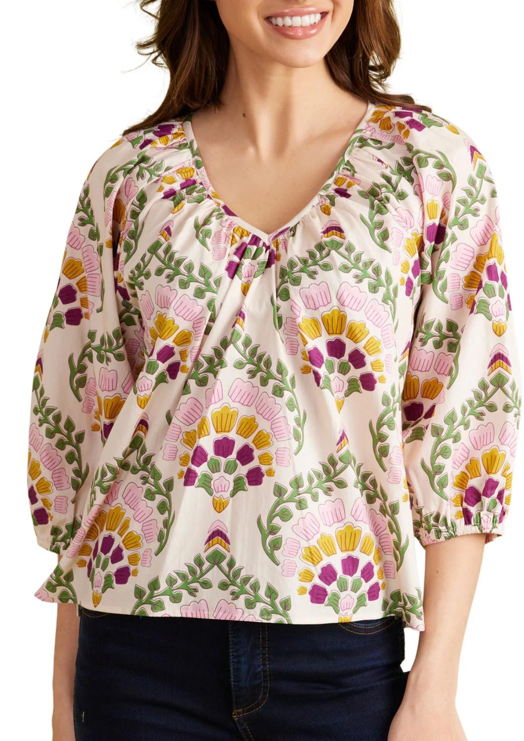 Double A - Beatrice Floral Top