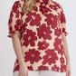 Entro - Poppin' Print Blouse
