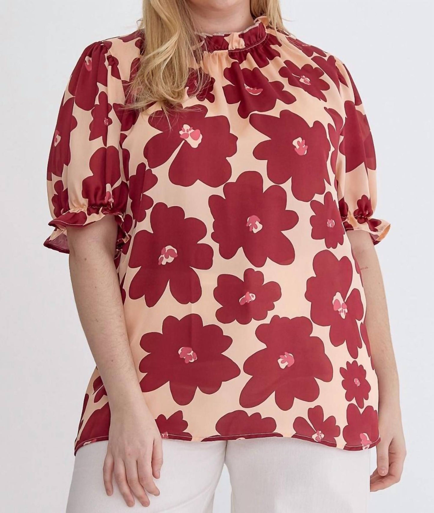Entro - Poppin' Print Blouse