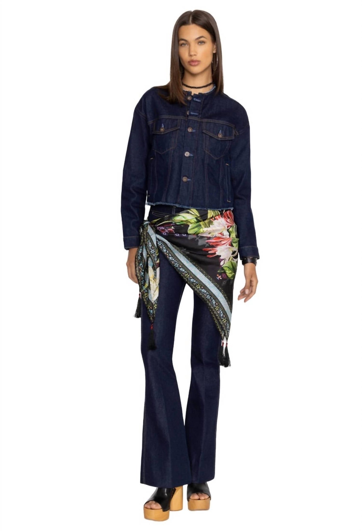 Johnny Was - Women's Iris Whisper Silk Scarf