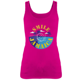 Bob Marley - Women's Smile Jamaica Juniors Tank Top