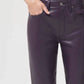 Agolde - Recycled Leather Relaxed Bootcut Leg Pants