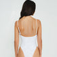 Gigizara - Calico One Piece Swimsuit Print Pattern & Underwire Support