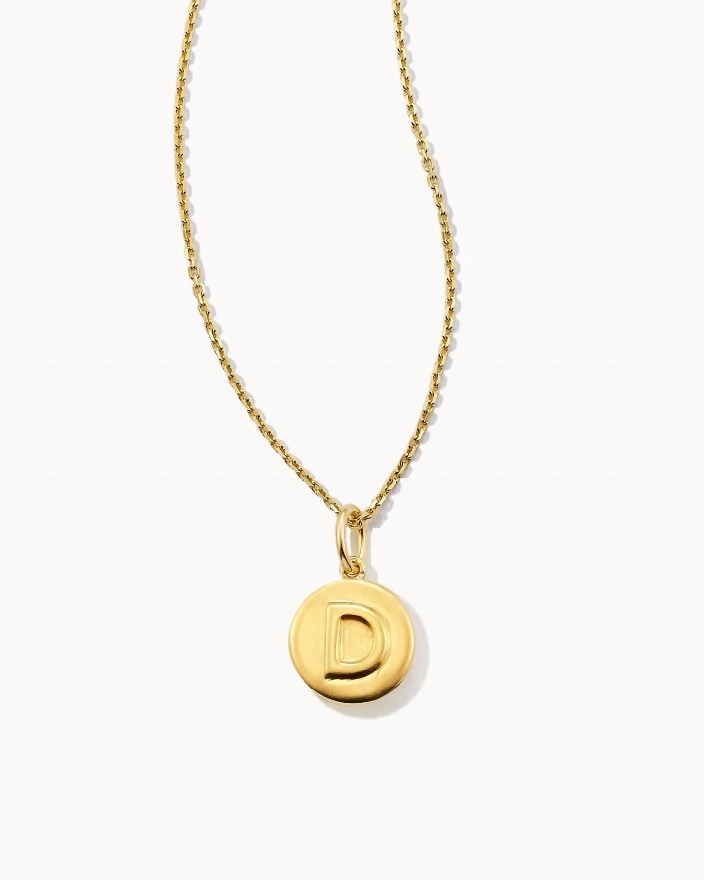 Kendra Scott - Women's Letter "D" Coin Pendant Necklace