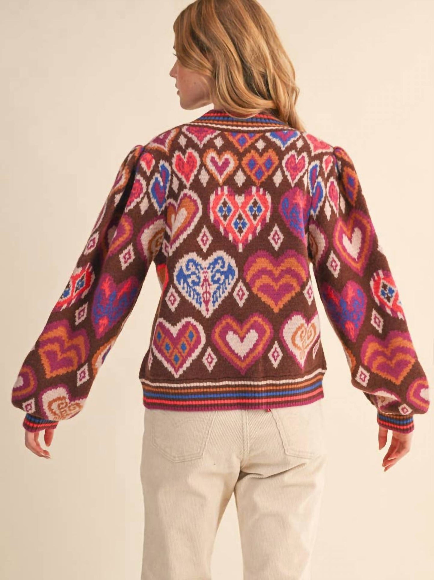 &Merci - Hearts Crewneck Sweater