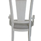Katia Arm Chair (Set of 2) - Light Gray / White