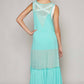 Pol - Embroidered Lace Button Long Vest