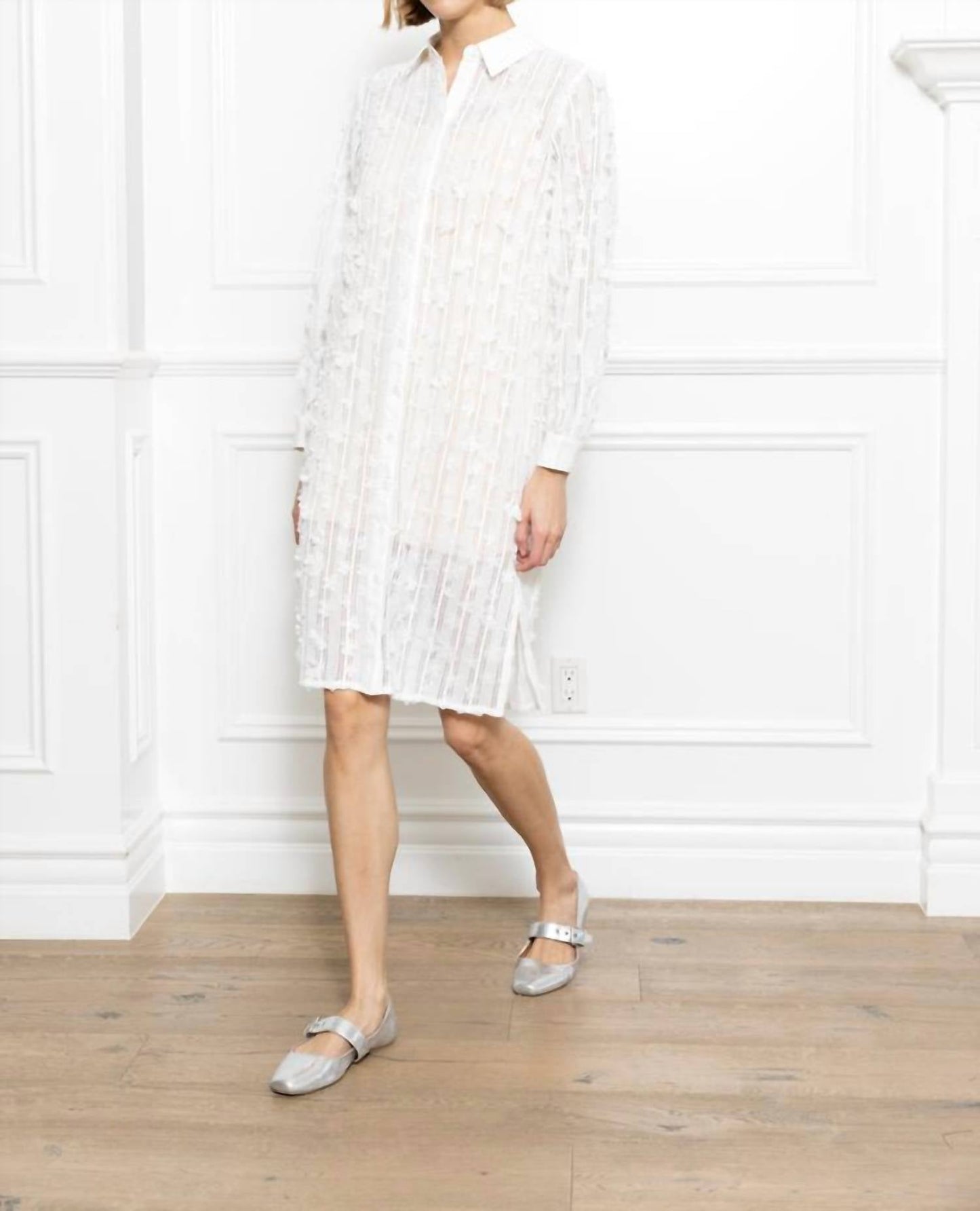 Zero Degree Celsius - Lace Shirt Dress