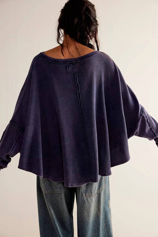 Free People - MICROFONE DROP TÉRMICO TOP