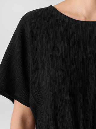 Eileen Fisher - WIDE LEG SHORT SLEEVE JUMPSUIT