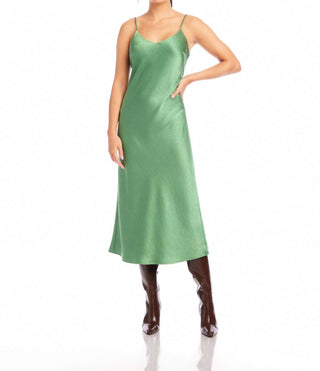 Fifteen Twenty - Vestido midi com decote em V e alças finas