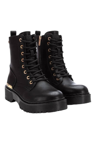 Xti - Botas femininas com cadarço