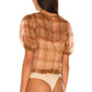 Cami Nyc - Bethany Puff Sleeves Bodysuit