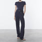 Enza Costa - SUPIMA COTTON CAP SLEEVE CREW
