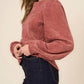 Project Social T - Just Because Chenille Top
