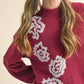 &Merci - Abigail Flower Detail Sweater